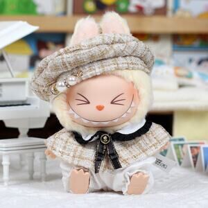 Copied - Clothes only!! Labubu 17cm keychain cute custom clothes outfits - TZ07